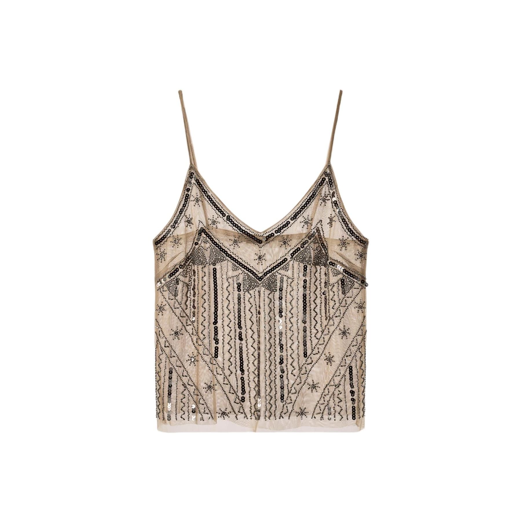 ZARA Золотые Женские Топы - изображение 1