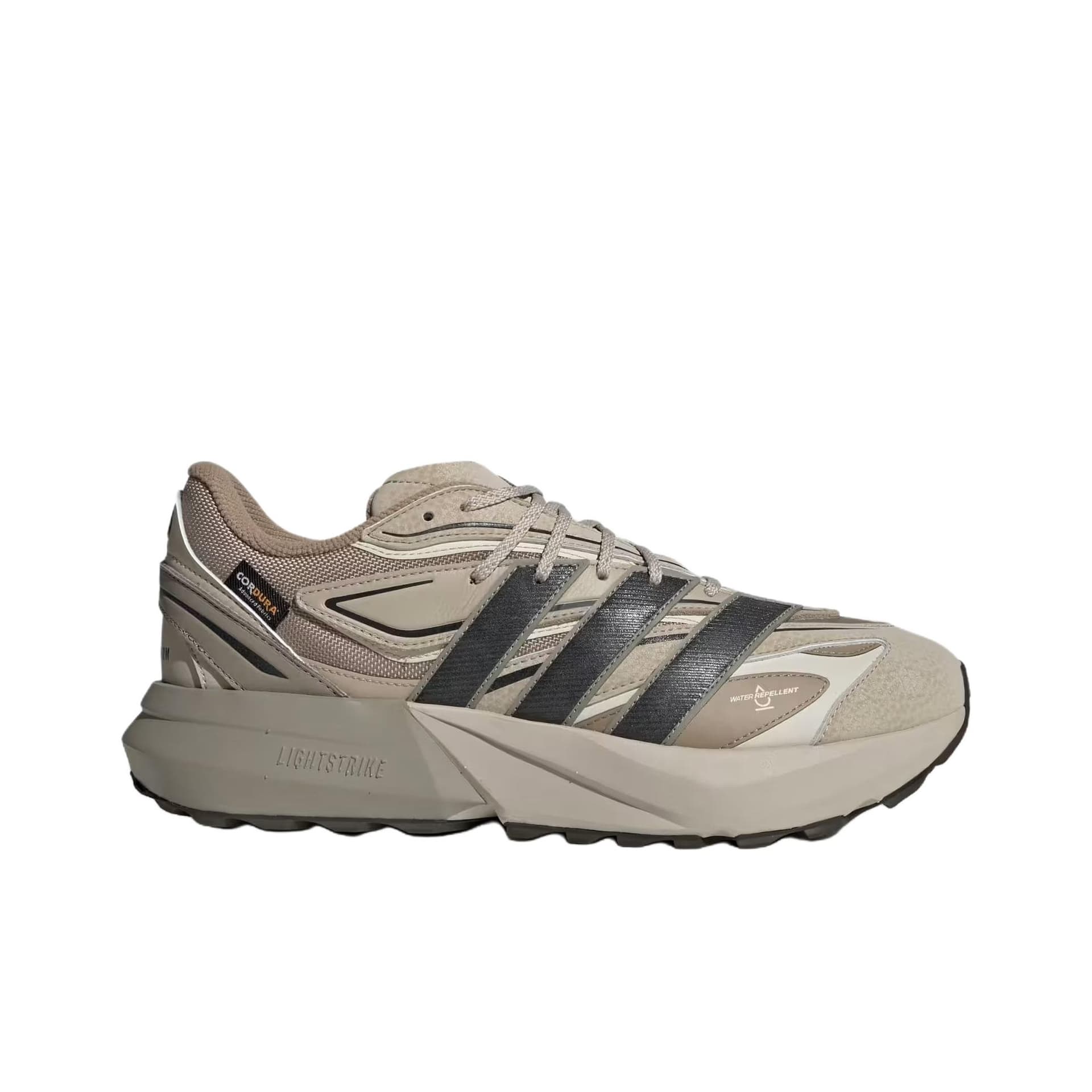 Кроссовки для бега Adidas LIGHTBLAZE Текстиль Кожа Повседневные Беговые Кроссовки Унисекс Коричневый - изображение 2