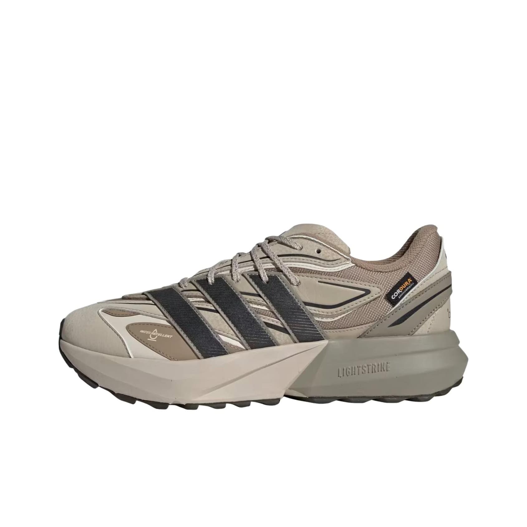 Кроссовки для бега Adidas LIGHTBLAZE Текстиль Кожа Повседневные Беговые Кроссовки Унисекс Коричневый - изображение 1