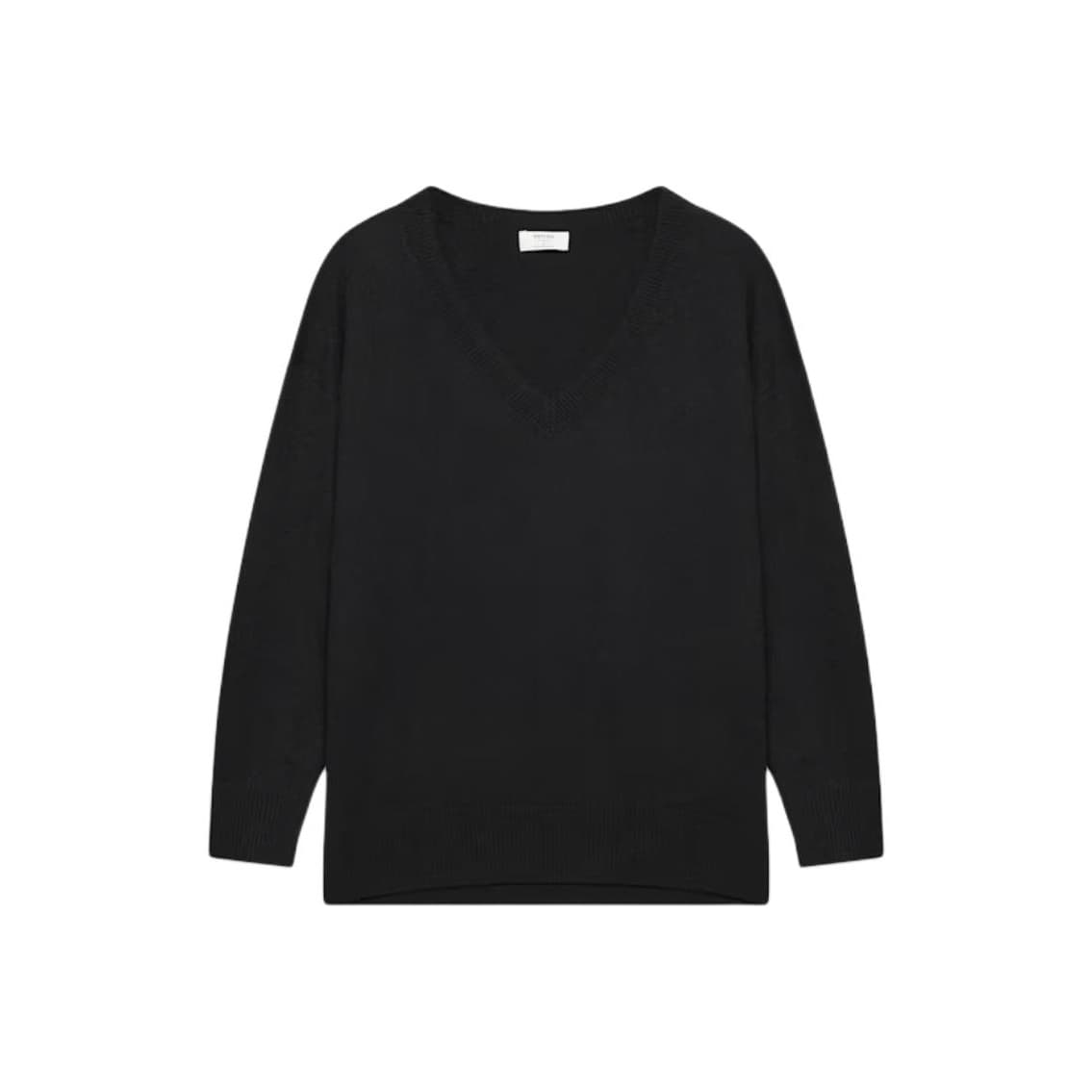Aritzia FW25 Перо Плюш с кольцевым узором Расслабленный свитер с V-вырезом Плюш с кольцевым узором Свитер Женский - изображение 1