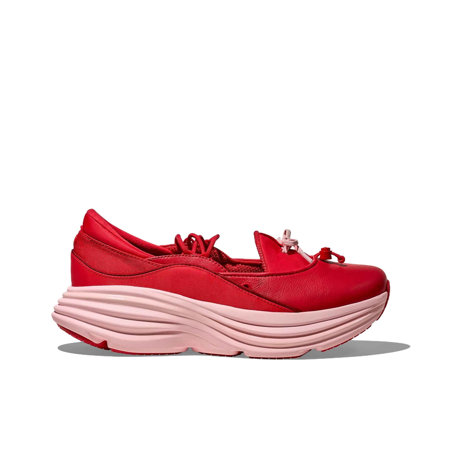HOKA ONE ONE Bondi Платформа Туфли Мэри Джейн Женские Красно-розовый - изображение 2