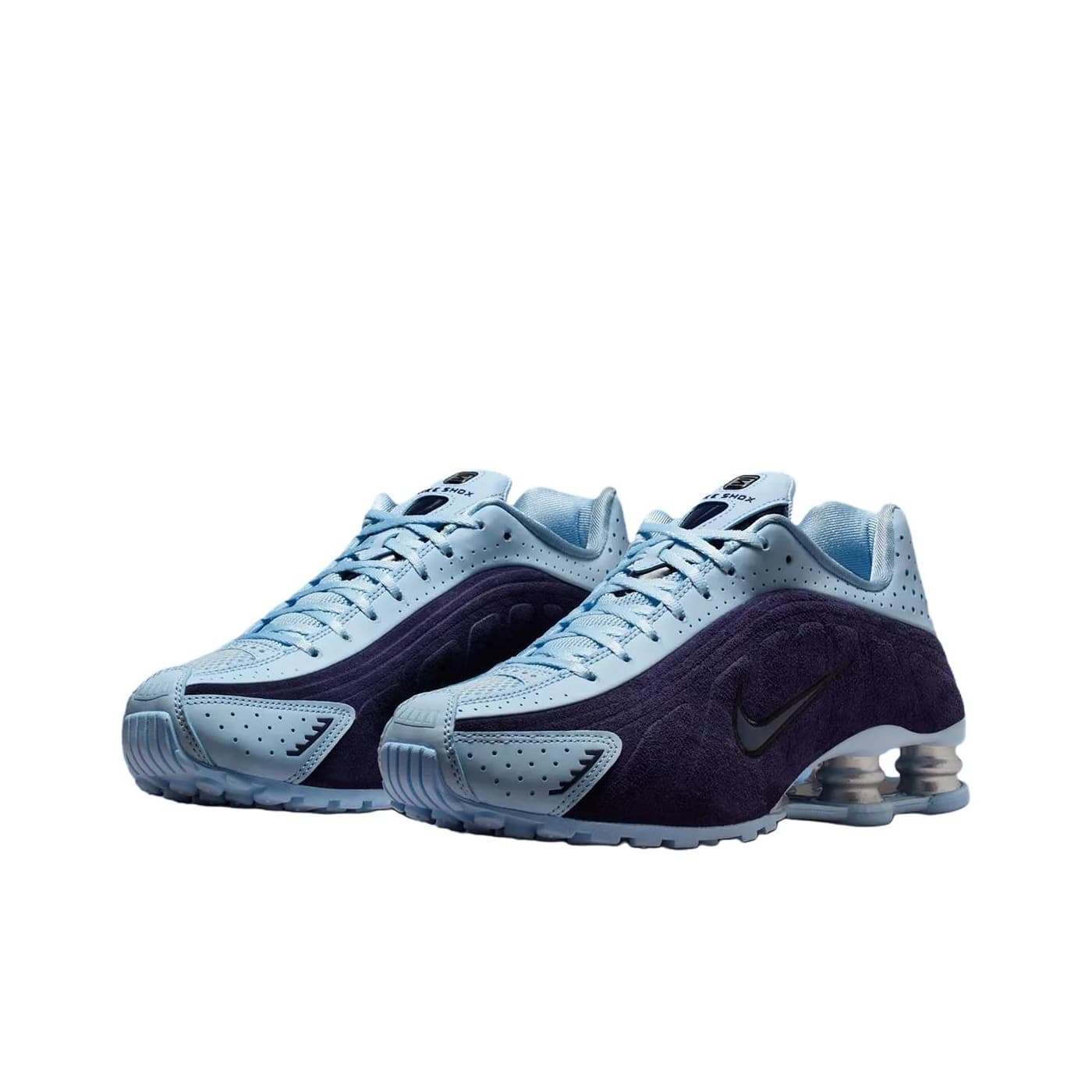 Кроссовки для бега Nike Shox R4 Low Топ Беговые кроссовки Женские Синий - изображение 4
