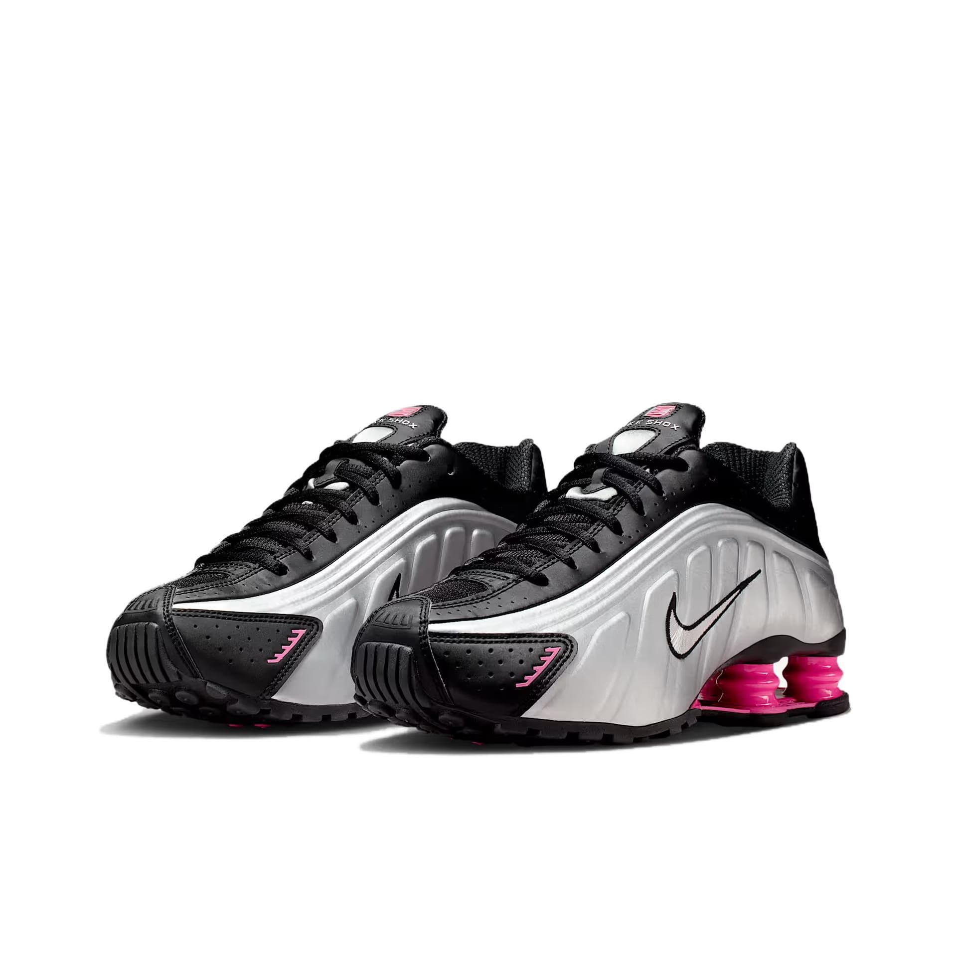Кроссовки для бега NIKE Shox R4 Дышащий Легкий Low Топ Повседневные кроссовки для бега Женские - изображение 3