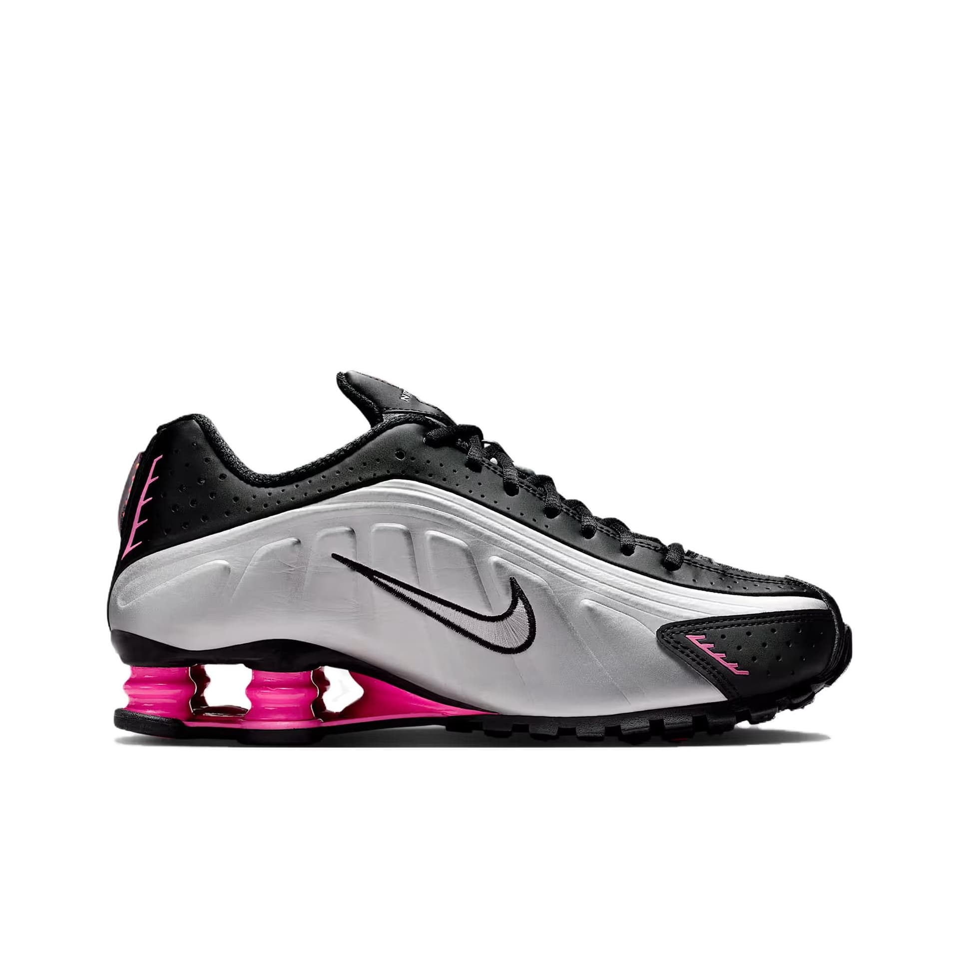 Кроссовки для бега NIKE Shox R4 Дышащий Легкий Low Топ Повседневные кроссовки для бега Женские - изображение 2