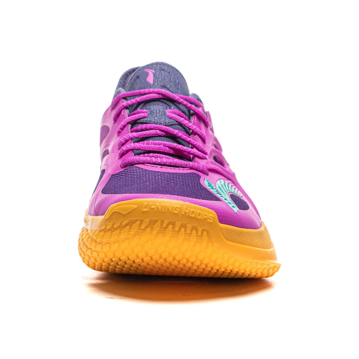 Кроссовки для баскетбола Li NING Flash Strike 12 Low Топ Баскетбольные кроссовки Мужской Фиолетовый - изображение 6