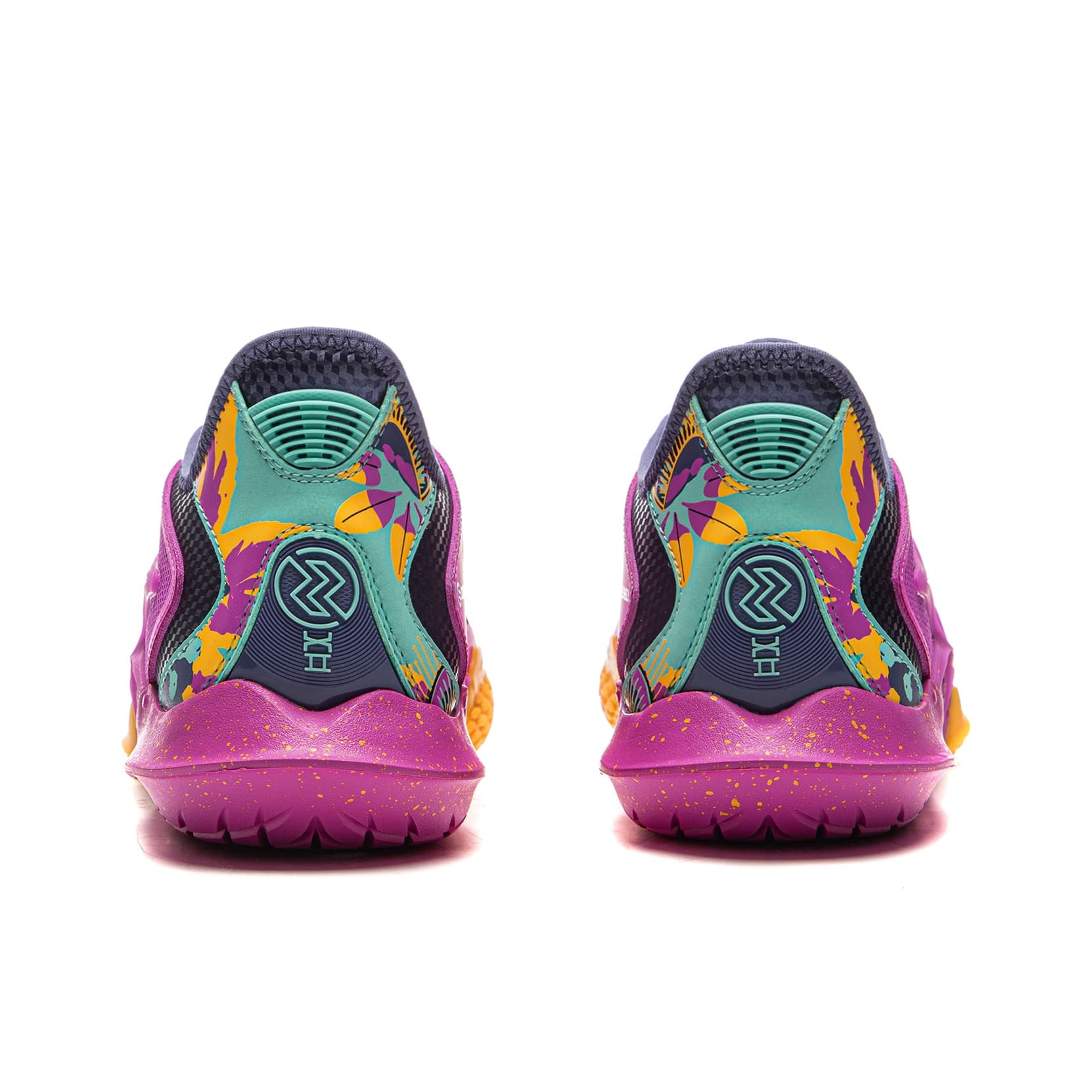 Кроссовки для баскетбола Li NING Flash Strike 12 Low Топ Баскетбольные кроссовки Мужской Фиолетовый - изображение 5