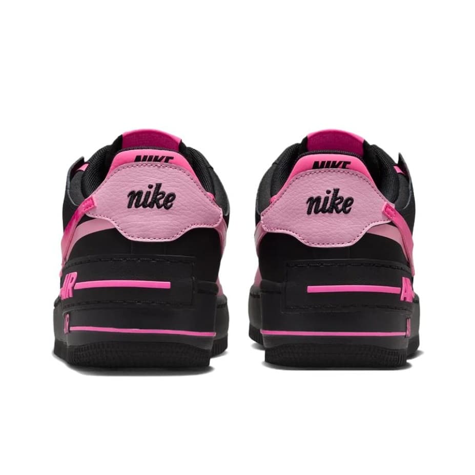 Кроссовки Nike AF1 Shadow Синтетическая кожа коровья спилковая кожа скейтборд обувь женский черный розовый - изображение 4