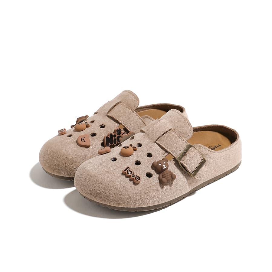 Сандалии HUANQIU ПВХ Перфорированные Ремни с Застежками Обувь Birkenstock Женская - изображение 4