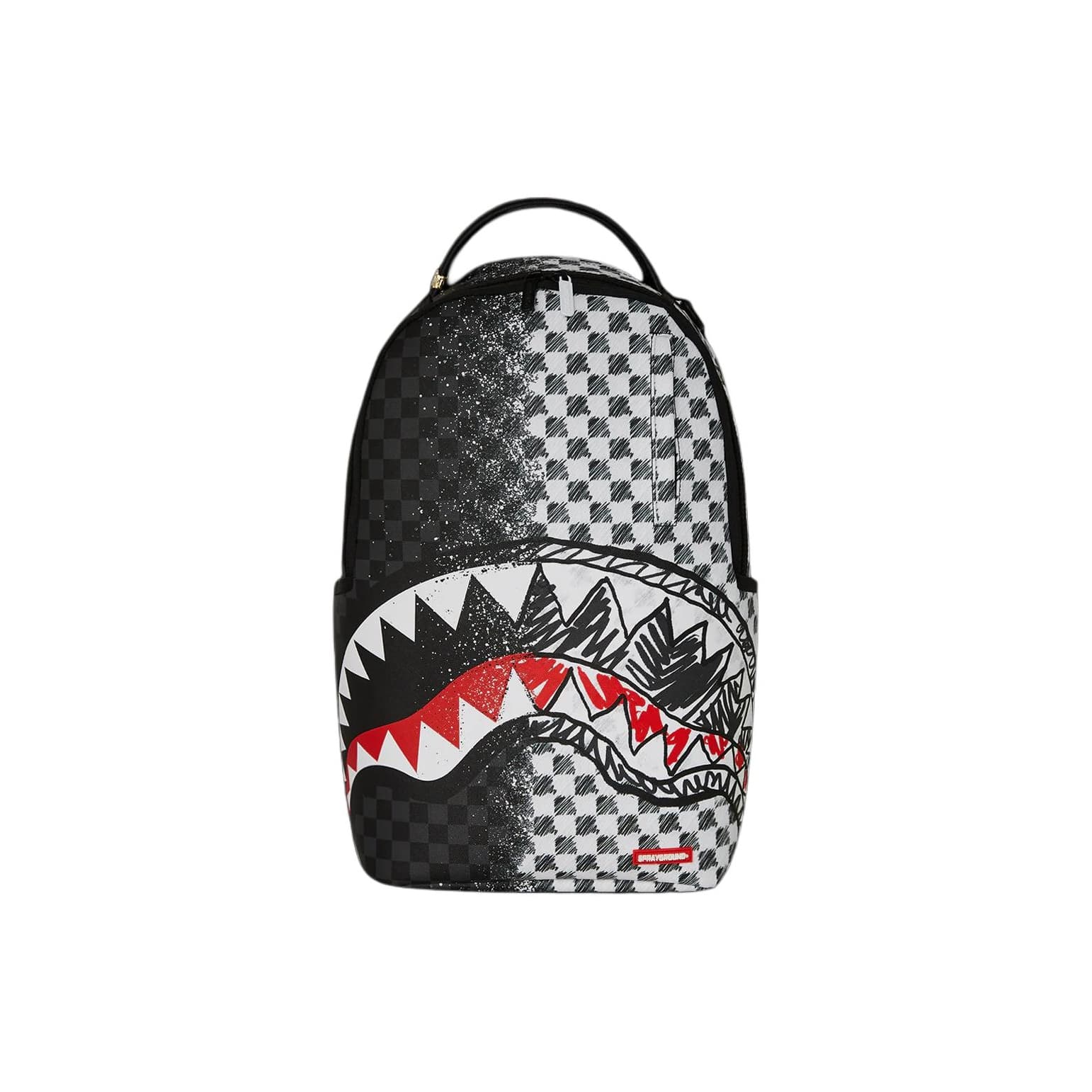 Рюкзак SPRAYGROUND Искусственная кожа Рюкзак Обычный (стандартный) Унисекс Черно-белый - изображение 2