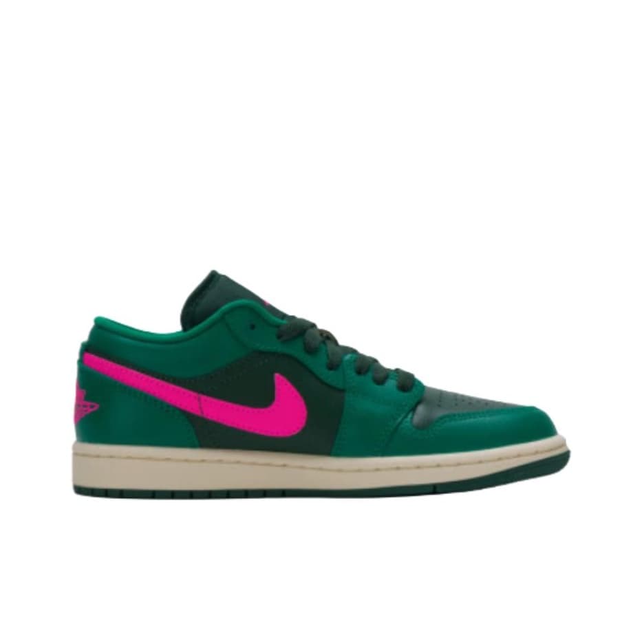 Ретро баскетбольные кроссовки Jordan Air Jordan 1 Low Топ Ретро-баскетбольные кроссовки Женские Зеленые - изображение 2