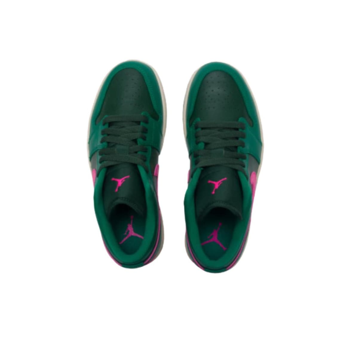 Ретро баскетбольные кроссовки Jordan Air Jordan 1 Low Топ Ретро-баскетбольные кроссовки Женские Зеленые - изображение 4