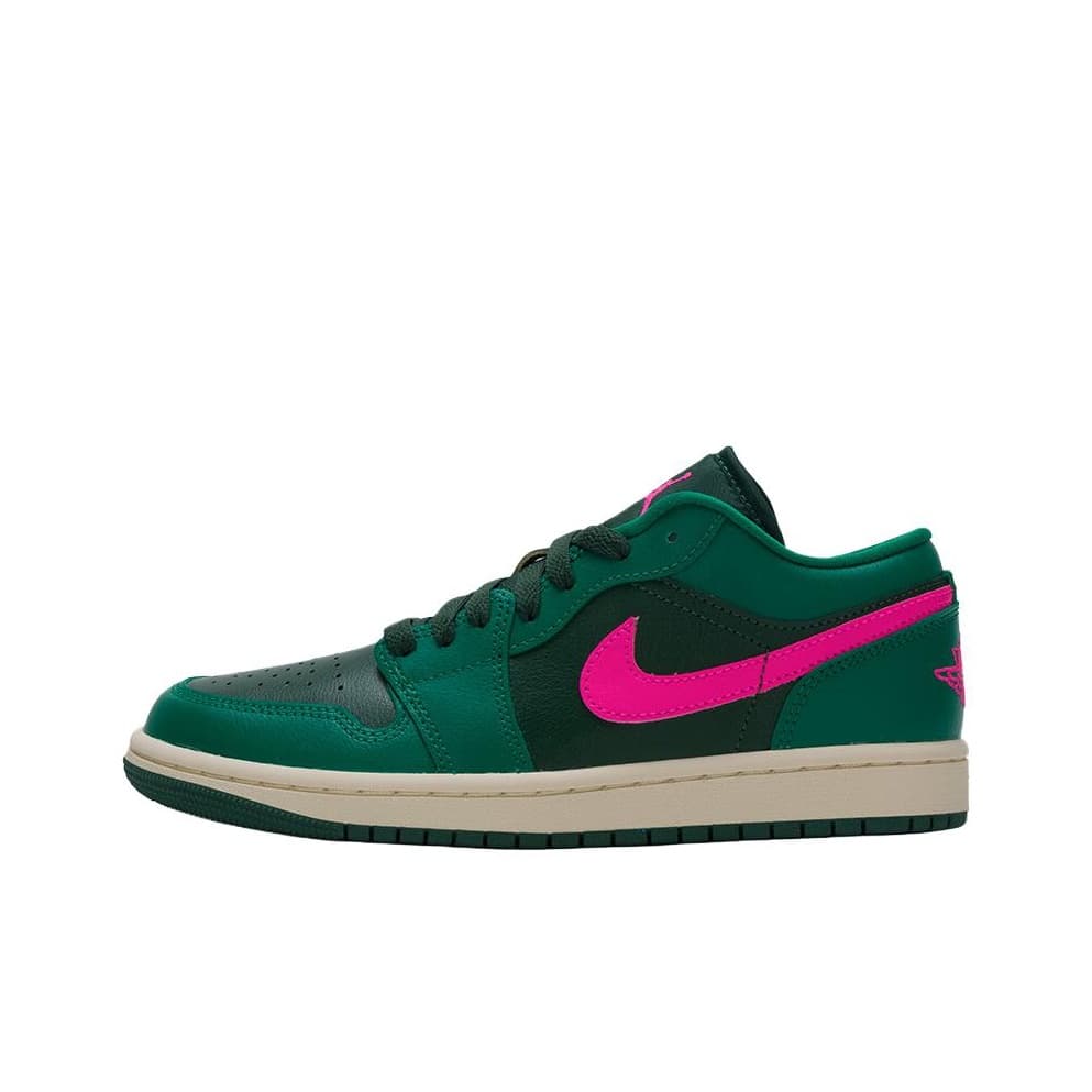 Ретро баскетбольные кроссовки Jordan Air Jordan 1 Low Топ Ретро-баскетбольные кроссовки Женские Зеленые - изображение 1