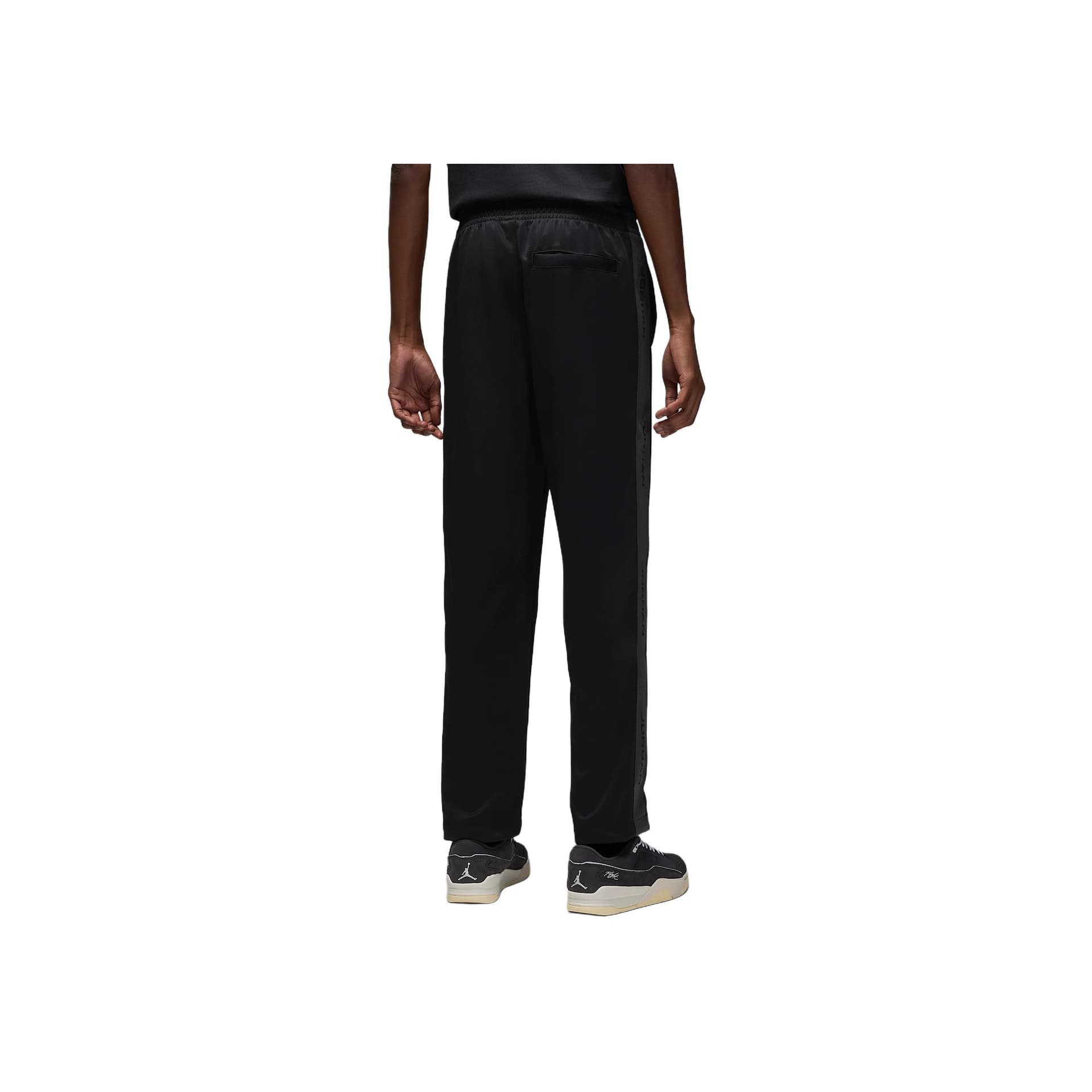 Штаны Jordan Essentials FW24 Tracksuit Брюки Вязаные Тренировочные Штаны Мужские Черные Темно-Серые - изображение 2