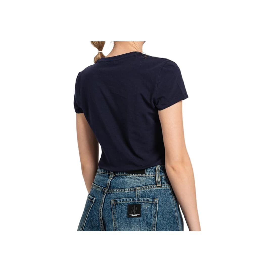 Футболка ARMANI EXCHANGE AE T Рубашка Женская Морской Синий - изображение 2
