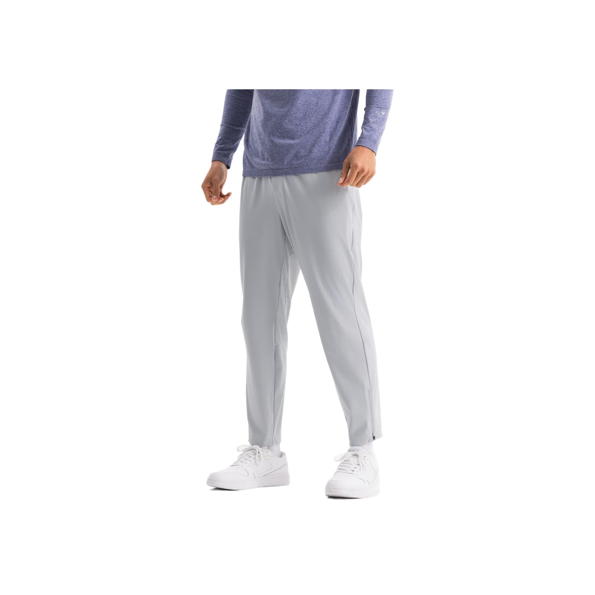 Штаны DECATHLON Повседневные брюки мужские цвет цинковый серый - изображение 5