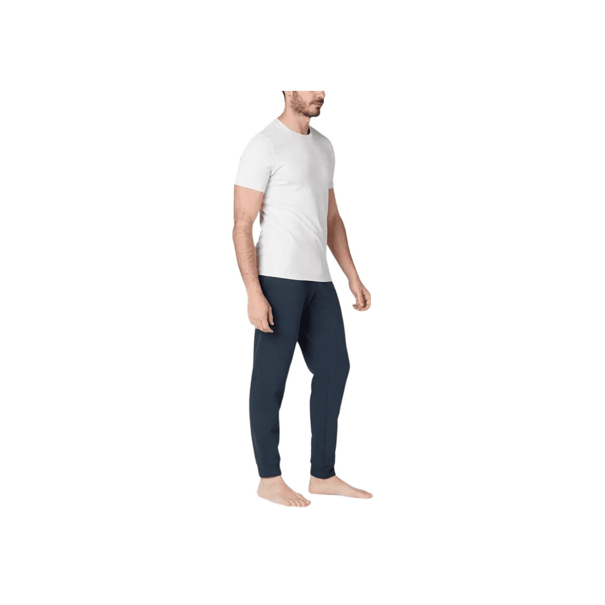 Спортивная одежда DECATHLON DOMYOS 100 Спортивные брюки Мужские Синие Черные - изображение 4