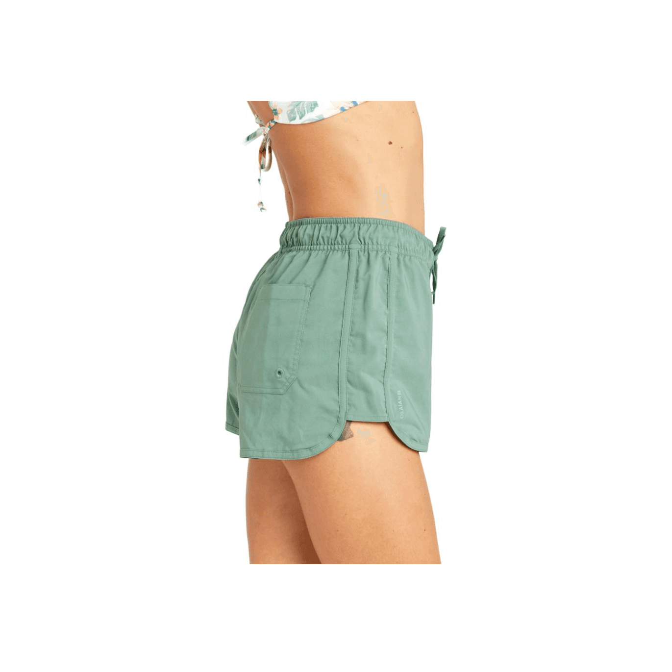 DECATHLON OLAIAN Tini Хаки Плавки Женские Светлый оливковый - изображение 3