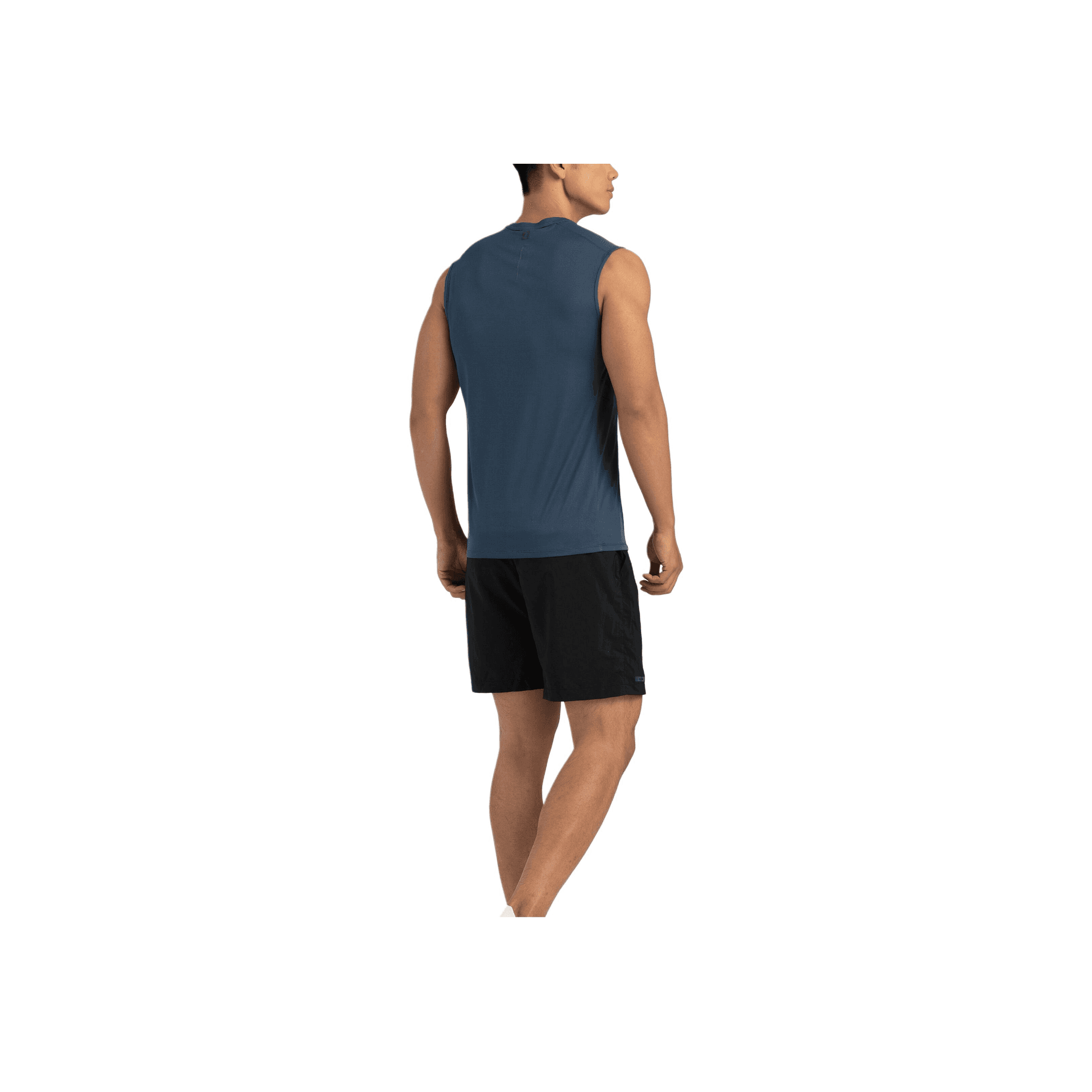 Футболка DECATHLON T-рубашка мужская чернильно-зеленая и синяя - изображение 4