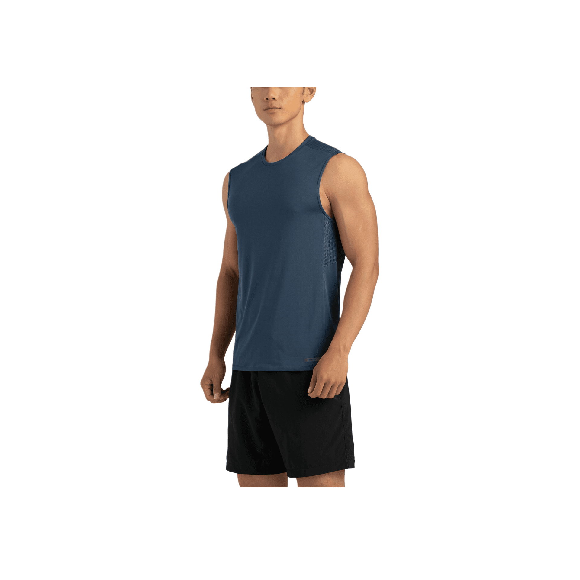 Футболка DECATHLON T-рубашка мужская чернильно-зеленая и синяя - изображение 5