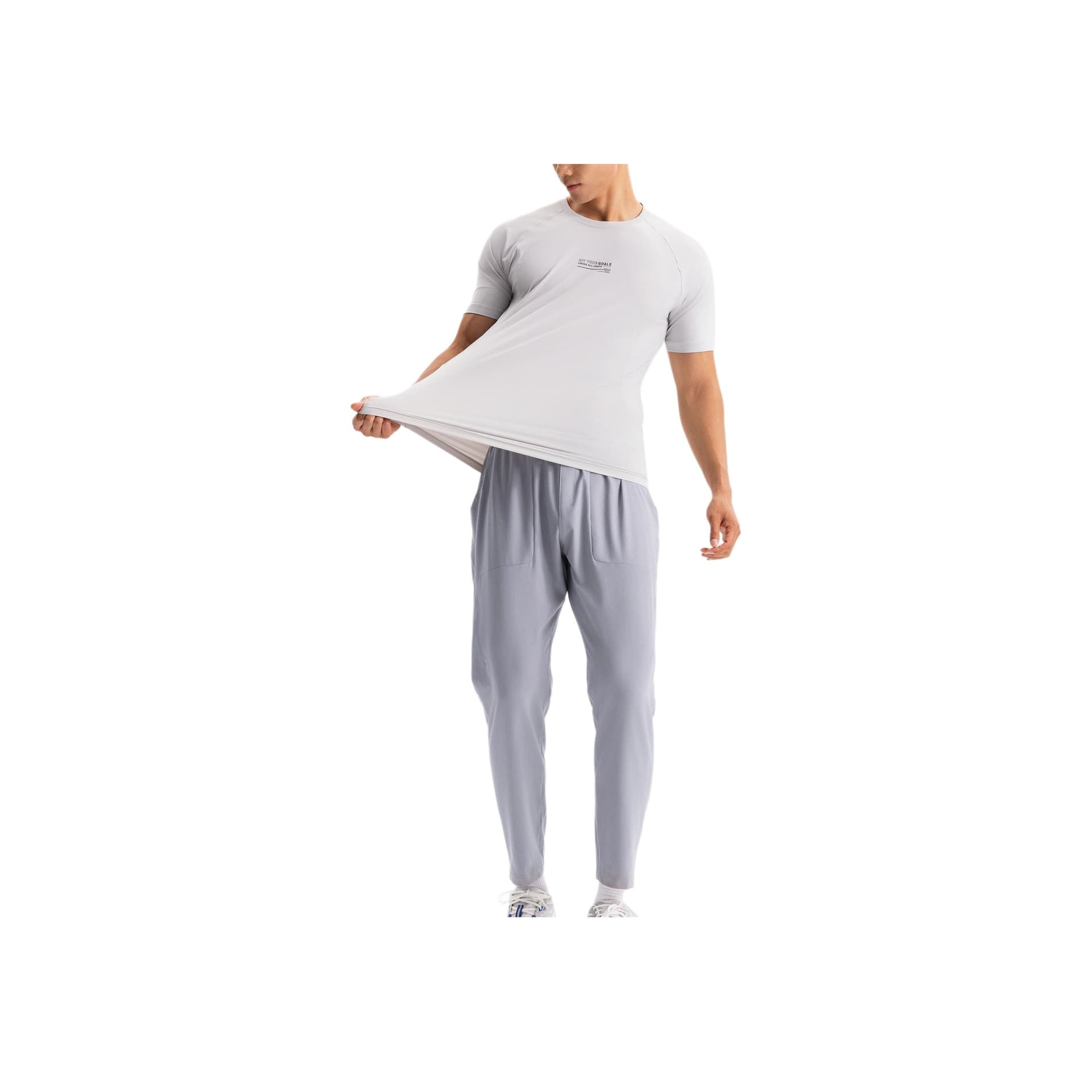 Футболка DECATHLON T-рубашка мужская цвет цинково-серый - изображение 6