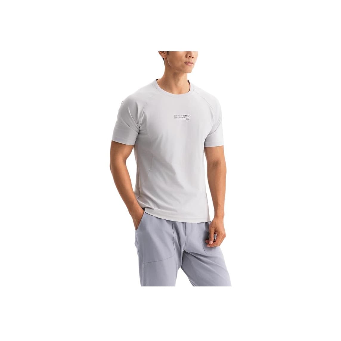 Футболка DECATHLON T-рубашка мужская цвет цинково-серый - изображение 4