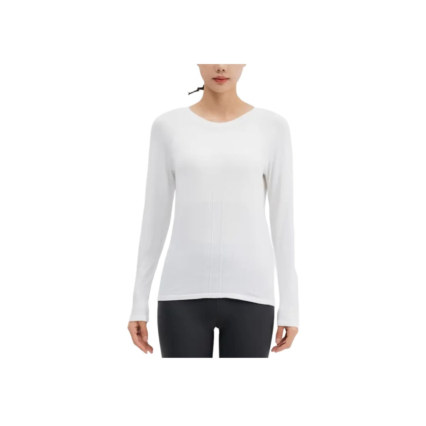 Футболка DECATHLON T-рубашка Женская Чисто Белая - изображение 1