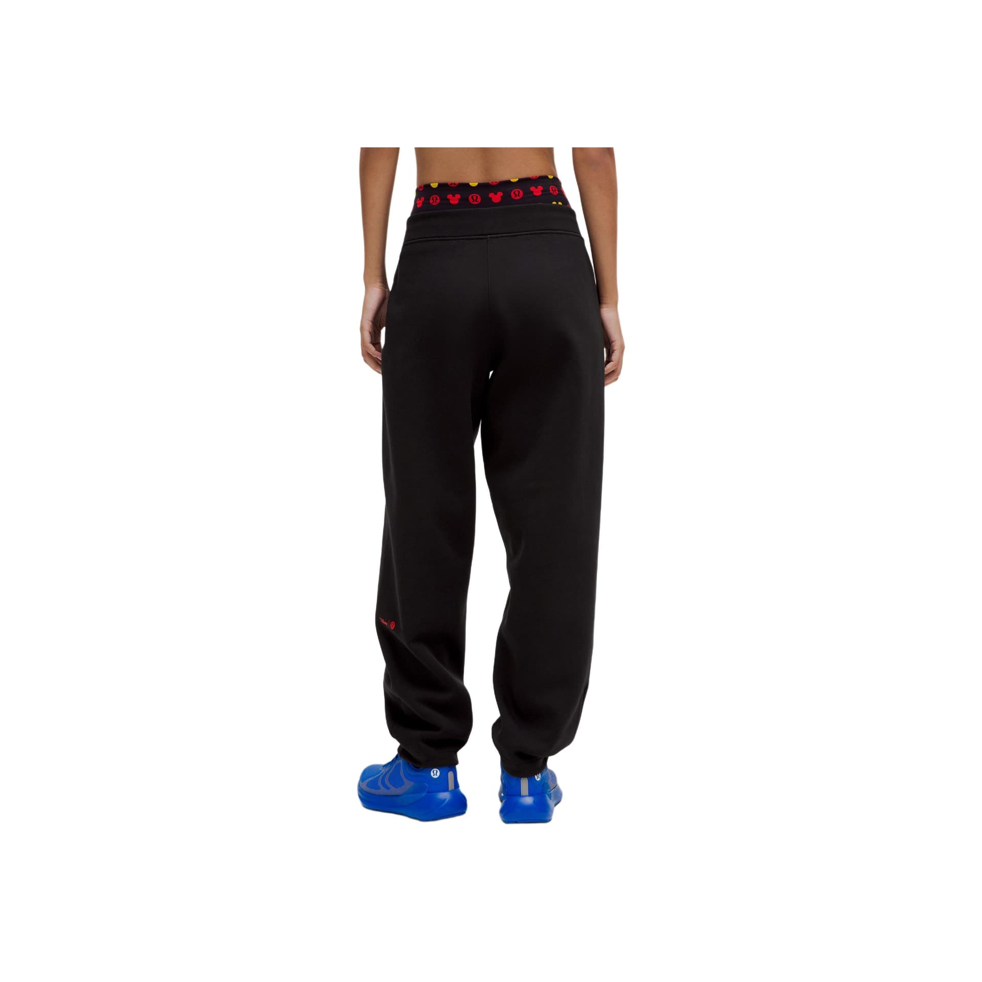 Штаны Lululemon X Disney FleeceHeavyweight Вязаные Спортивные Штаны Женские Черные - изображение 3