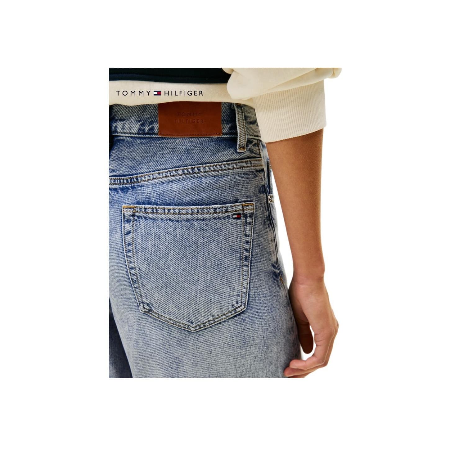 Джинсы Tommy Hilfiger Джинсовый Синий 1AA Женские Джинсы - изображение 5