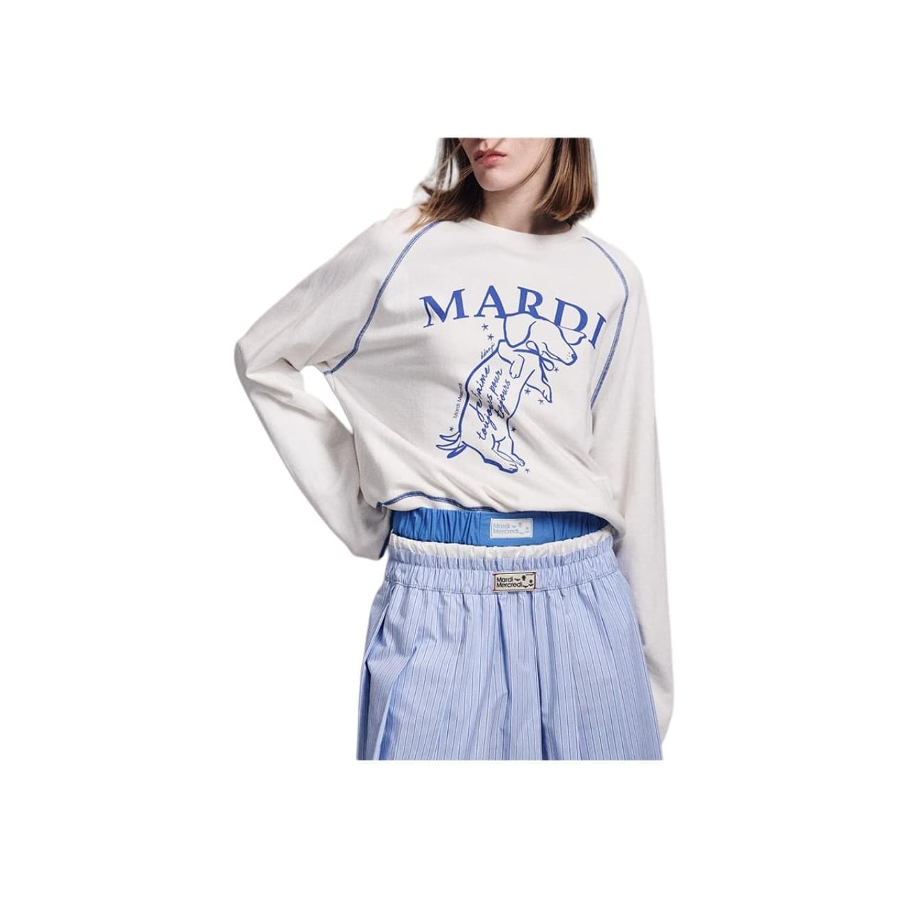 Худи MARDI MERCREDI Pearl Puppy Толстовка для женщин - изображение 1