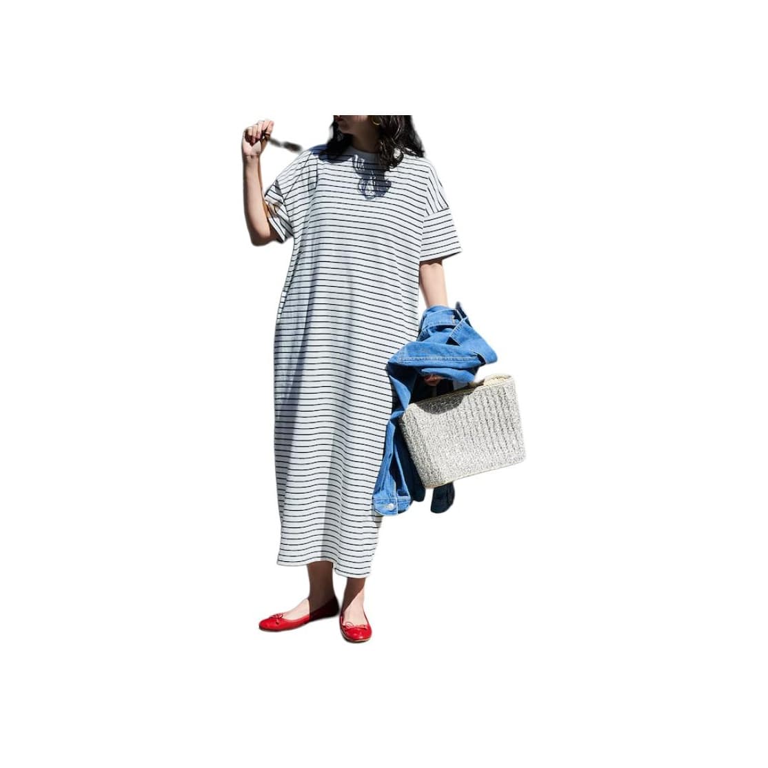 Платье FREAK'S STORE Короткое платье с короткими рукавами женское белое - изображение 5