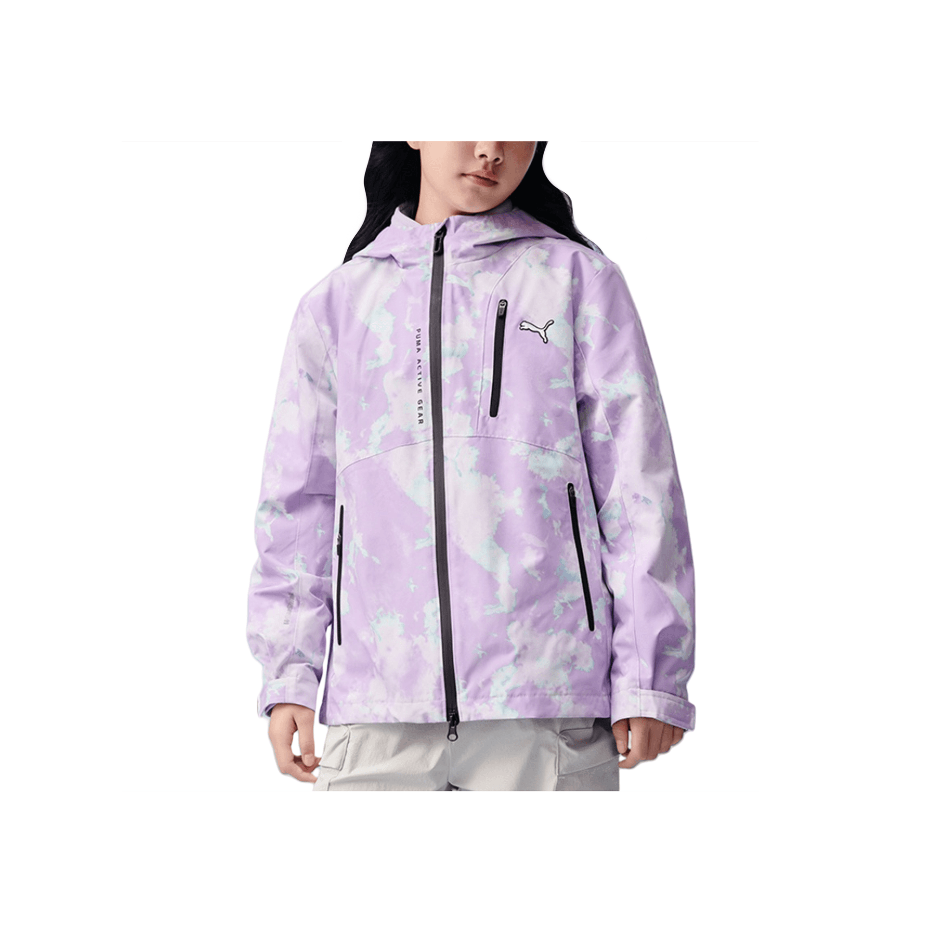 PUMA Фиолетовый Цветок Тон 00370 KIDS Куртки - изображение 1