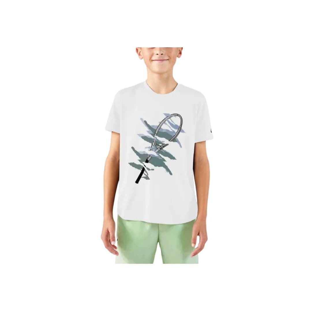 Футболка DECATHLON T-рубашка хлопок белая детская - изображение 1