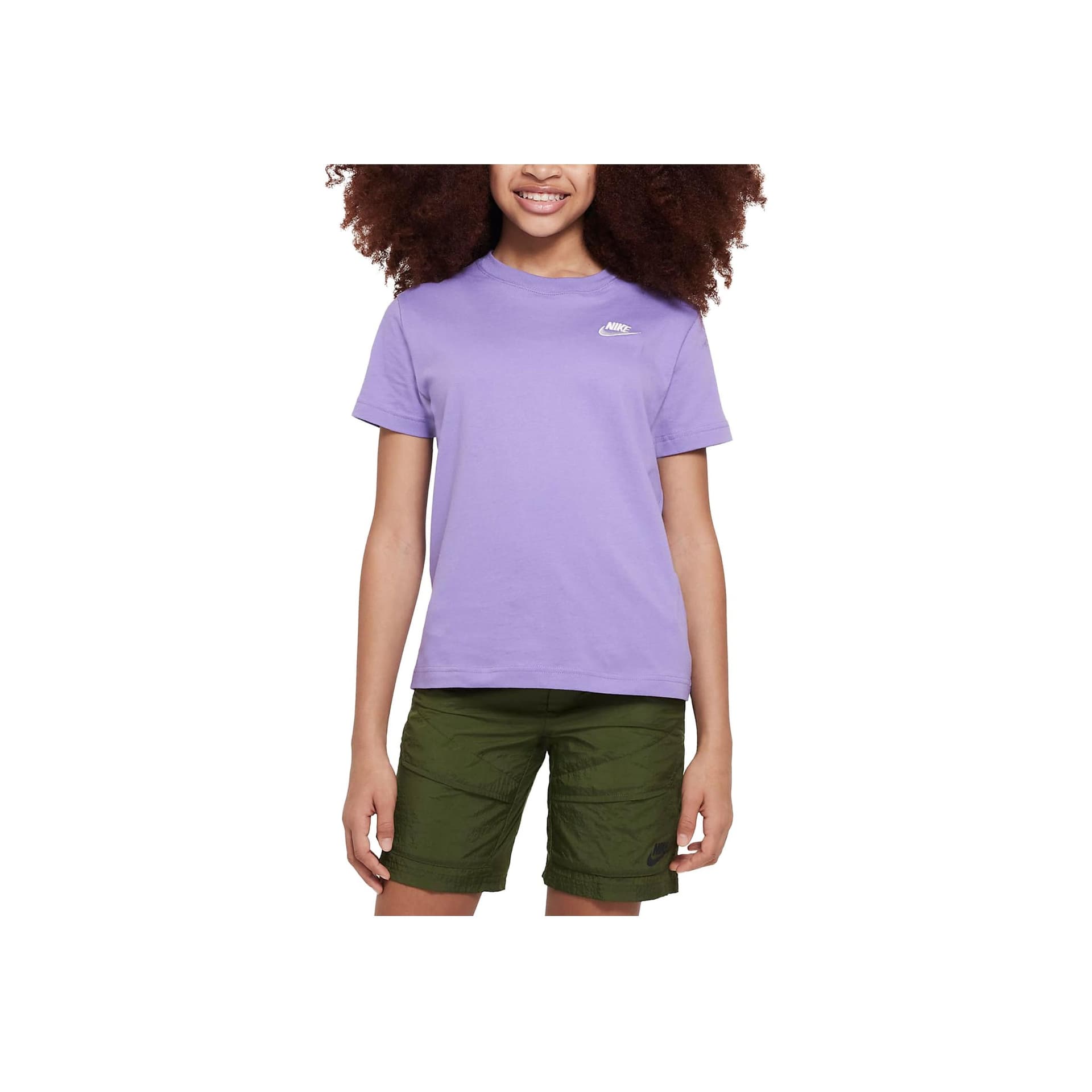 Футболка NIKE Космос Фиолетовый Kids Т-рубашки - изображение 1