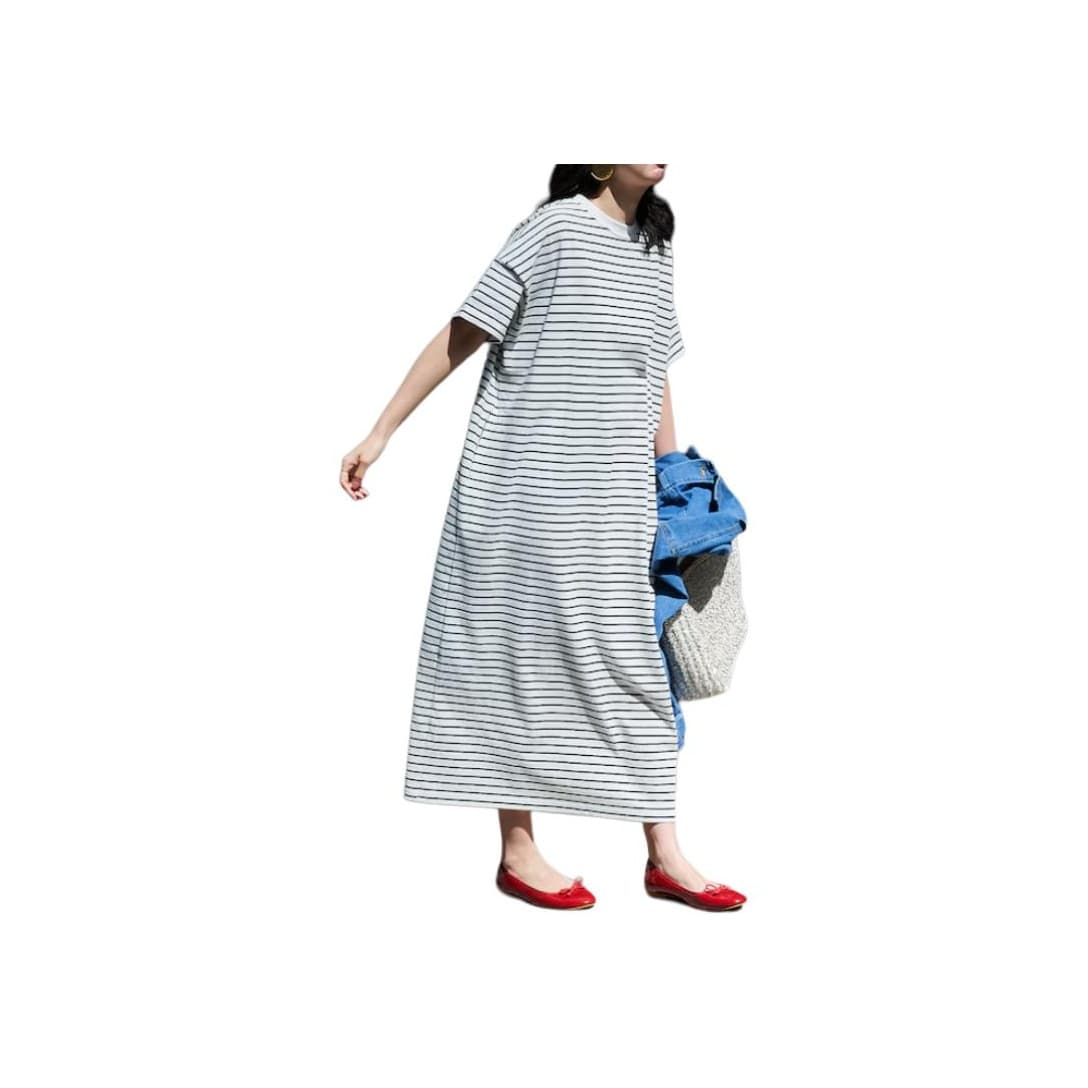 Платье FREAK'S STORE Короткое платье с короткими рукавами женское белое - изображение 7