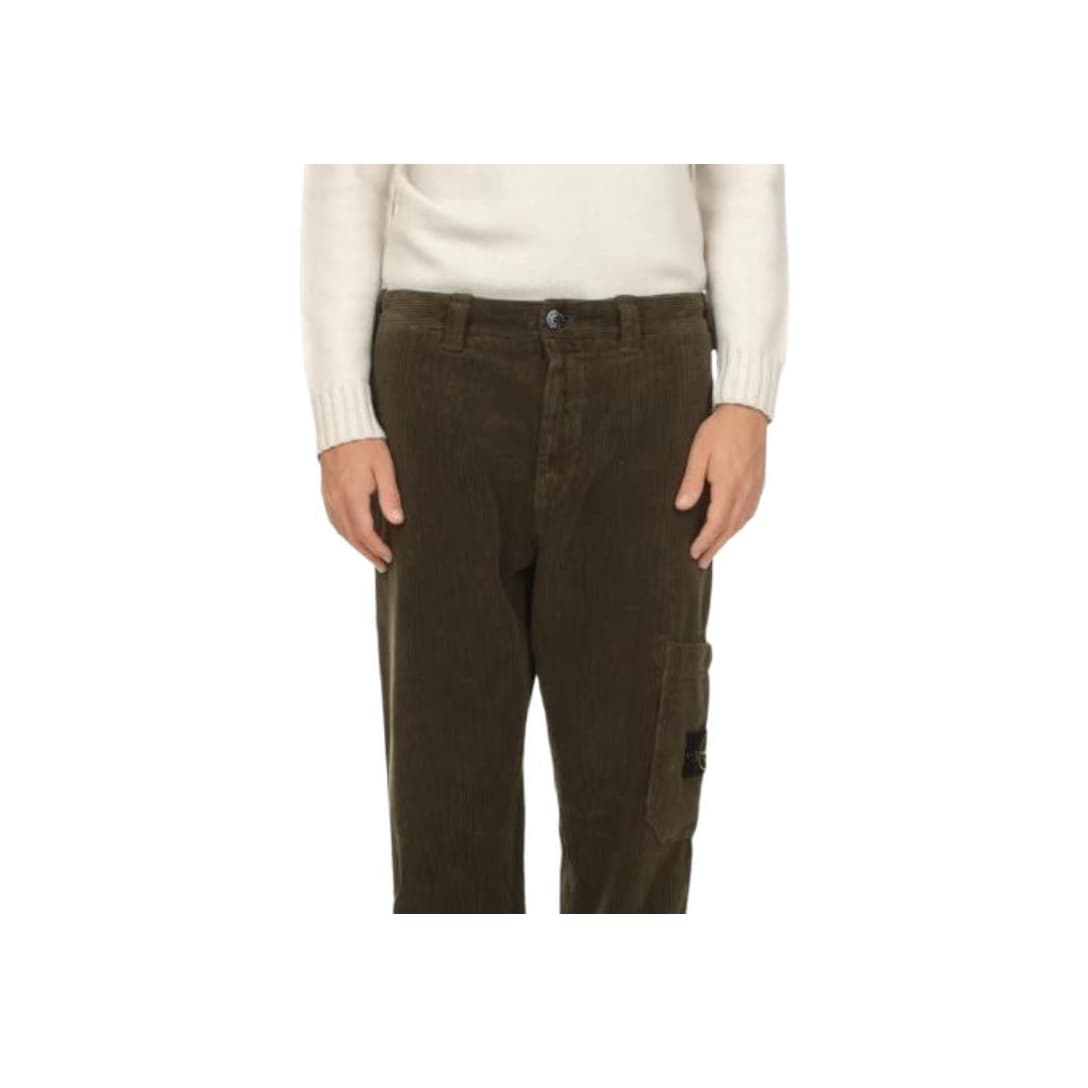 Штаны STONE ISLAND Зеленые Мужские Карго Брюки - изображение 5