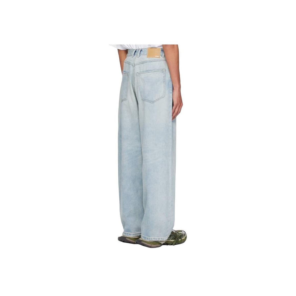 Штаны WE11DONE Blue Men's Jeans WE11DONE Синий Мужские Джинсы - изображение 2
