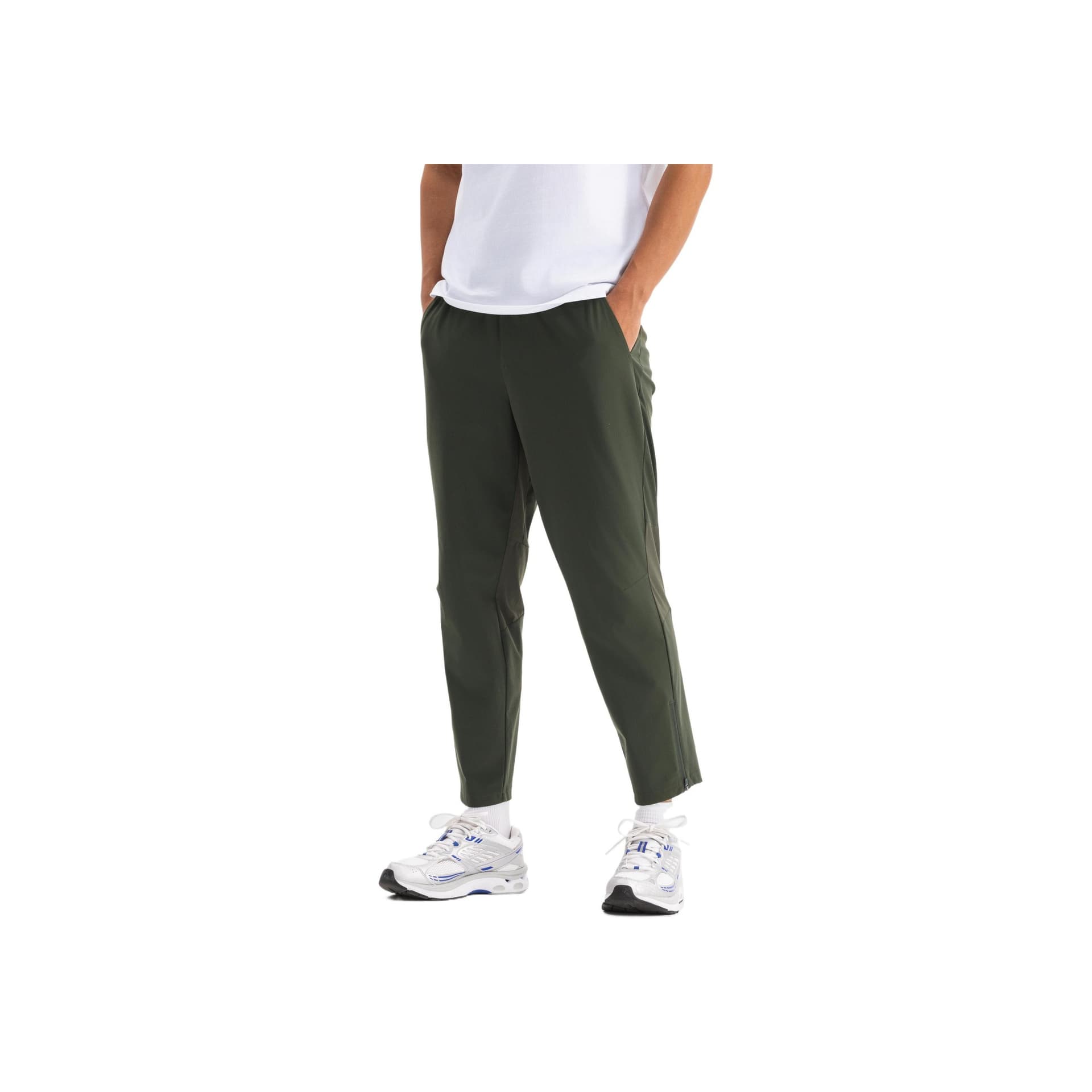 Штаны DECATHLON Повседневные брюки Мужские Медно-зеленые - изображение 4