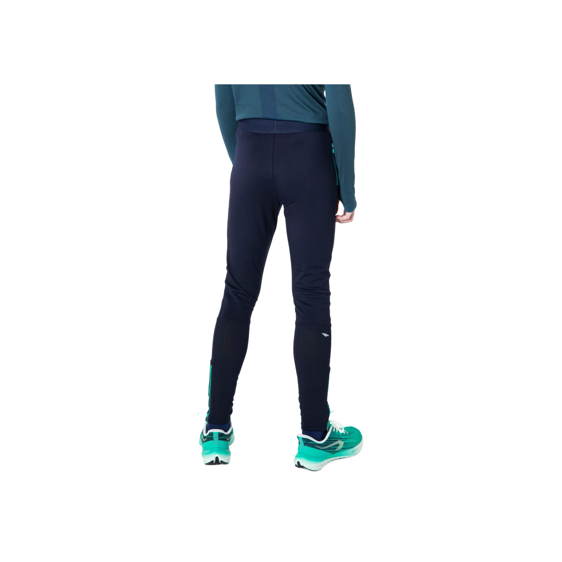 DECATHLON Умеренные детские тренировочные штаны все детские синий черный - изображение 2