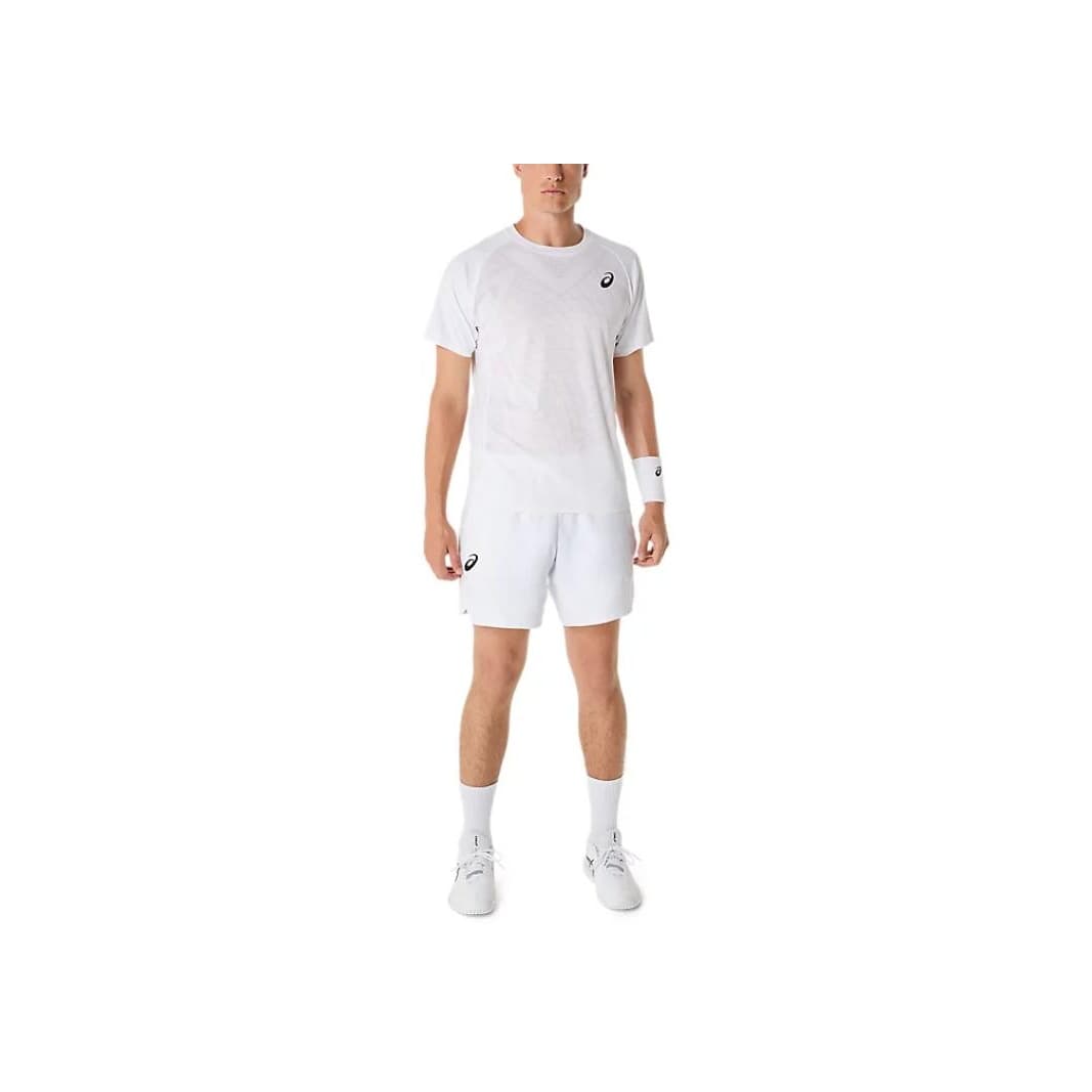 Футболка Asics MATCH ACTIBREEZE T Рубашка Мужская Белая - изображение 4