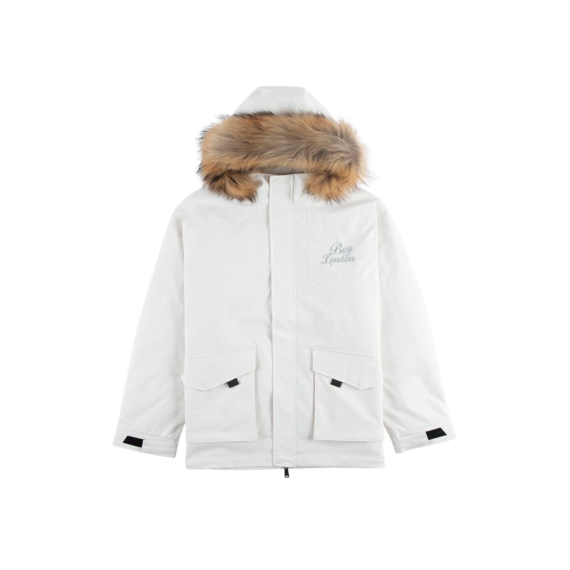 Зимняя куртка Boy London Ecru Unisex Down Jackets - изображение 1