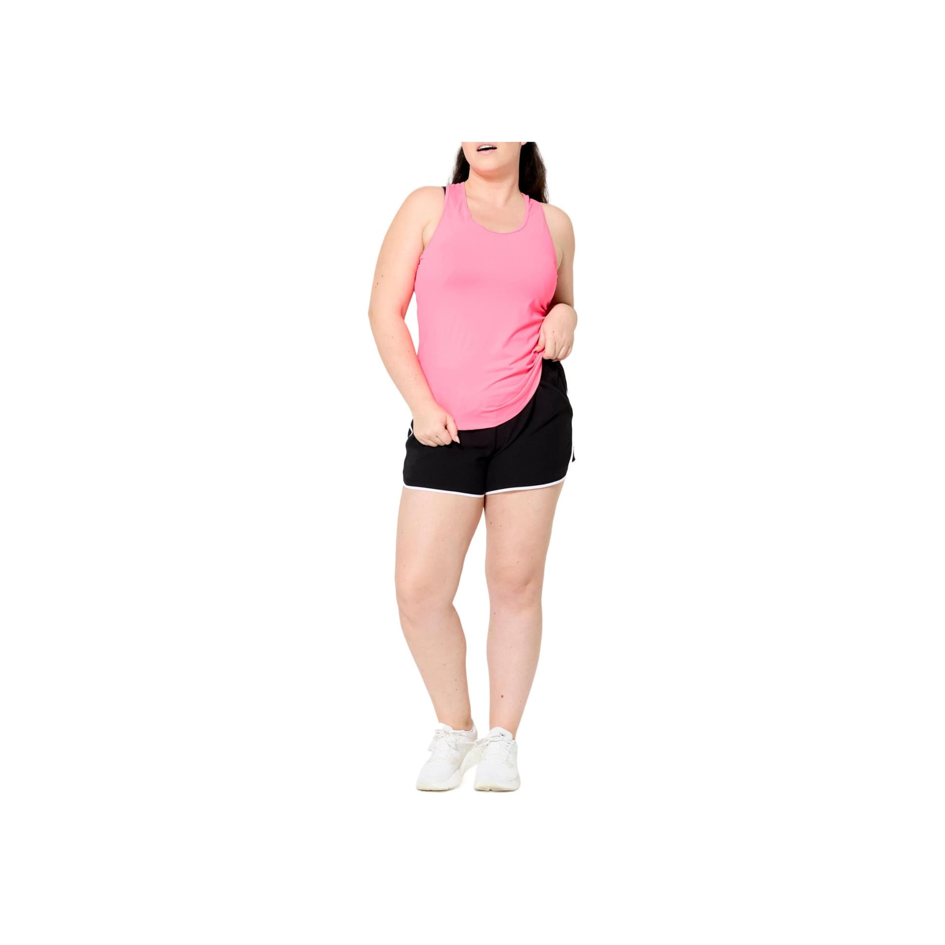 DECATHLON Спортивные шорты женские дымчатый черный - изображение 3