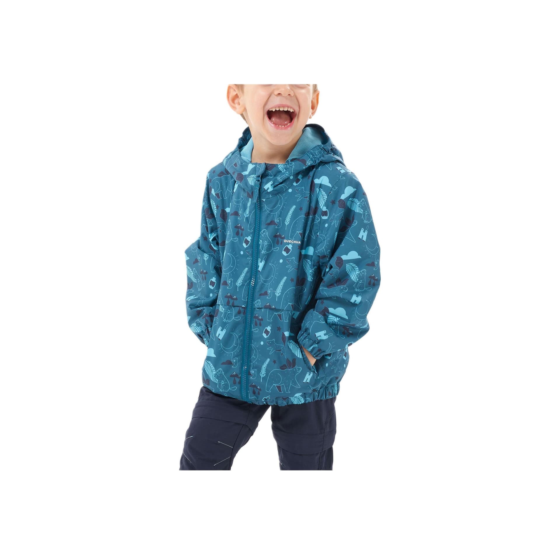 DECATHLON Куртки и пальто MH500 Темно-прусский синий Синий для детей 3-7 лет - изображение 1