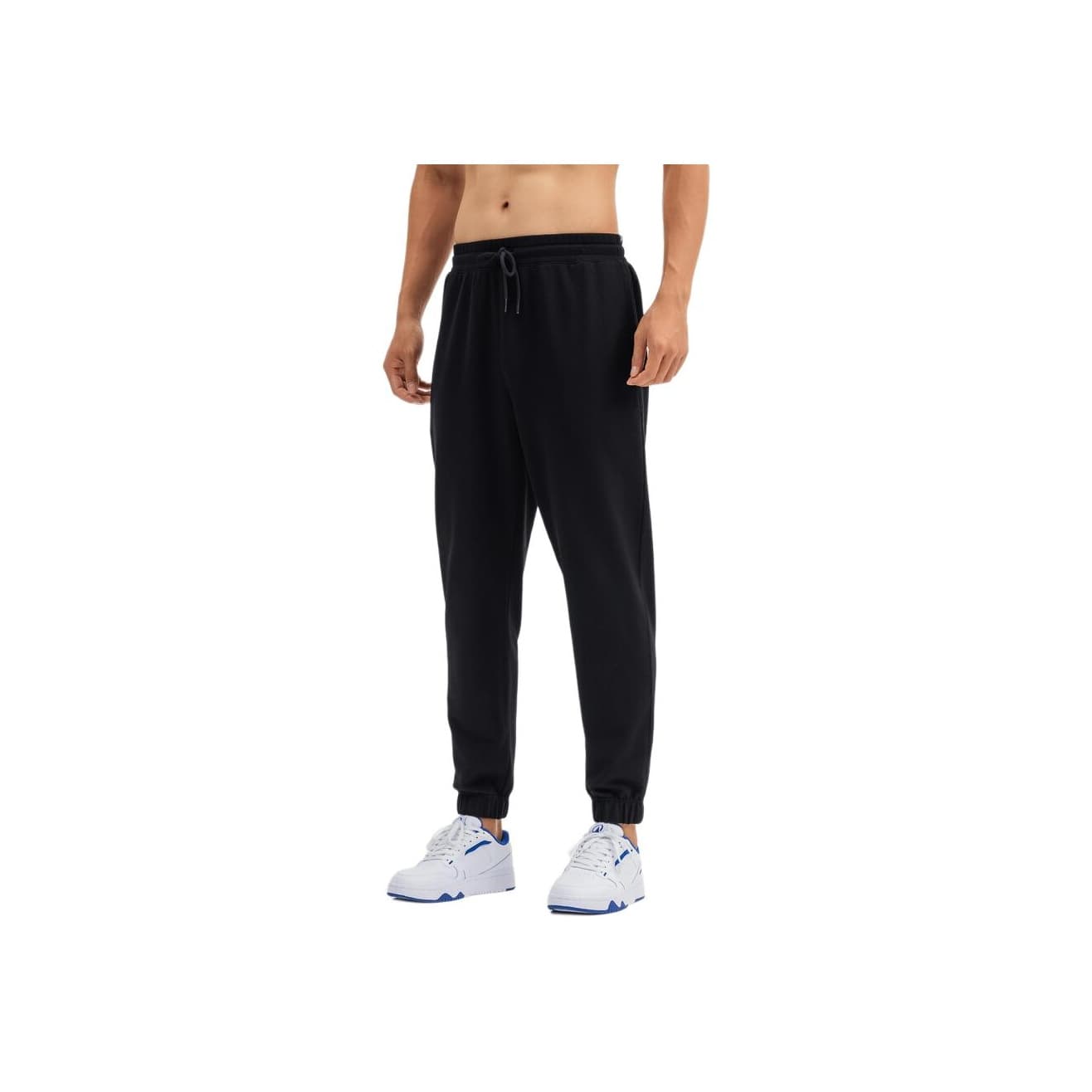 Штаны DECATHLON Вязаные тренировочные брюки мужские черные - изображение 5