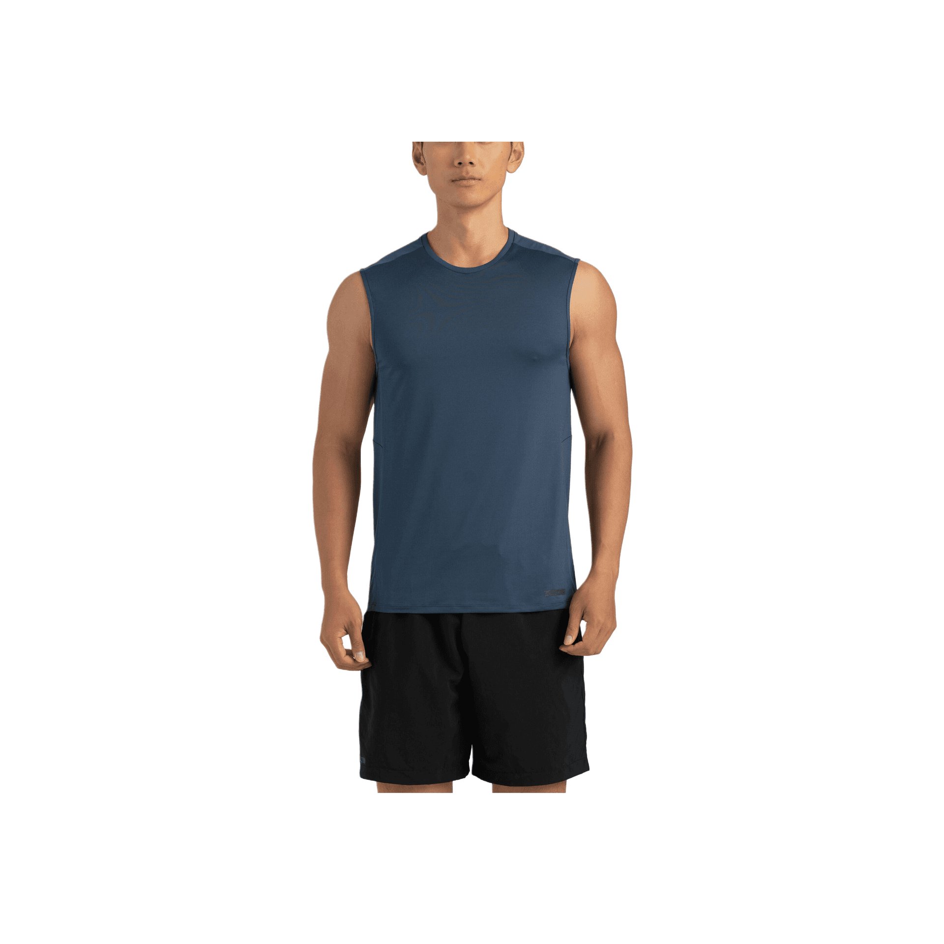 Футболка DECATHLON T-рубашка мужская чернильно-зеленая и синяя - изображение 1