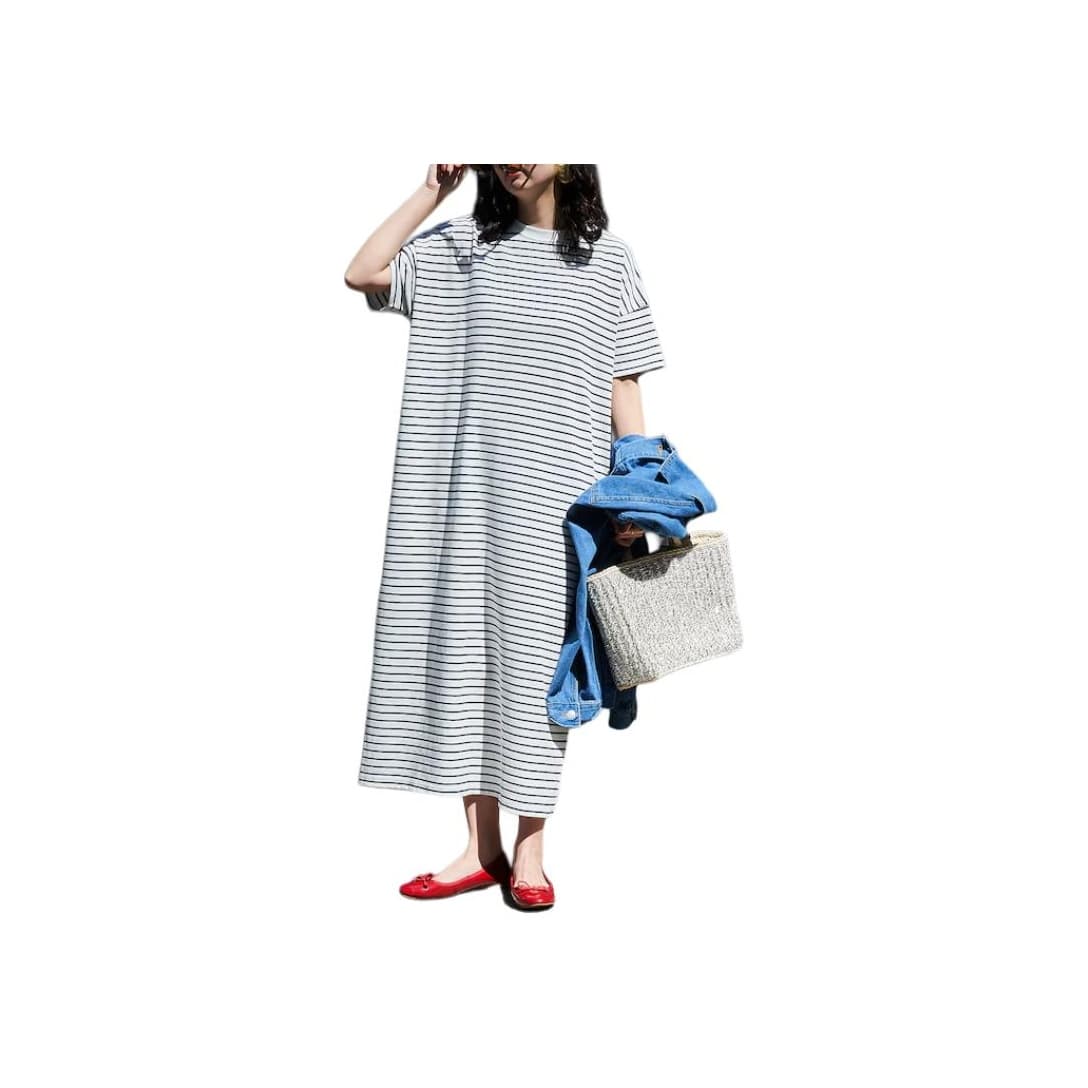 Платье FREAK'S STORE Короткое платье с короткими рукавами женское белое - изображение 4