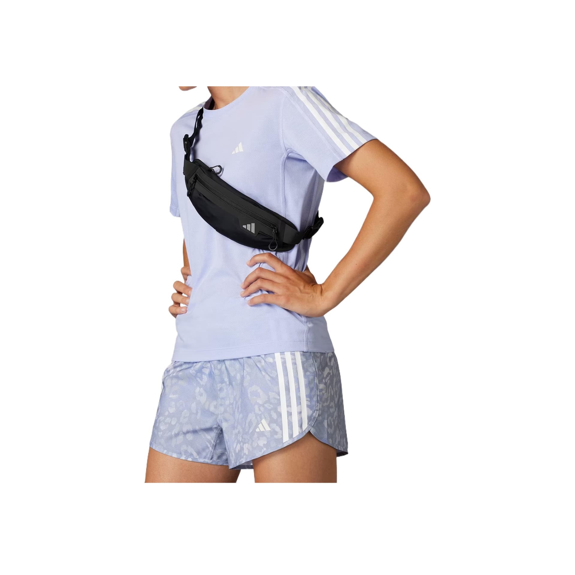 Шорты Adidas Own The RunClimacool Повседневные шорты Женские Фиолетовый Тон - изображение 3