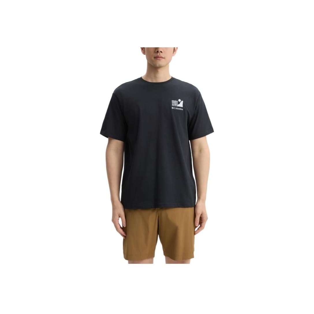 Футболка Columbia Explorers Canyon T-Shirt Мужская Черная - изображение 1