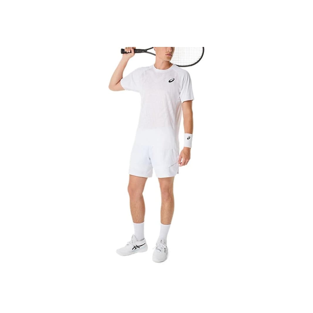 Футболка Asics MATCH ACTIBREEZE T Рубашка Мужская Белая - изображение 5