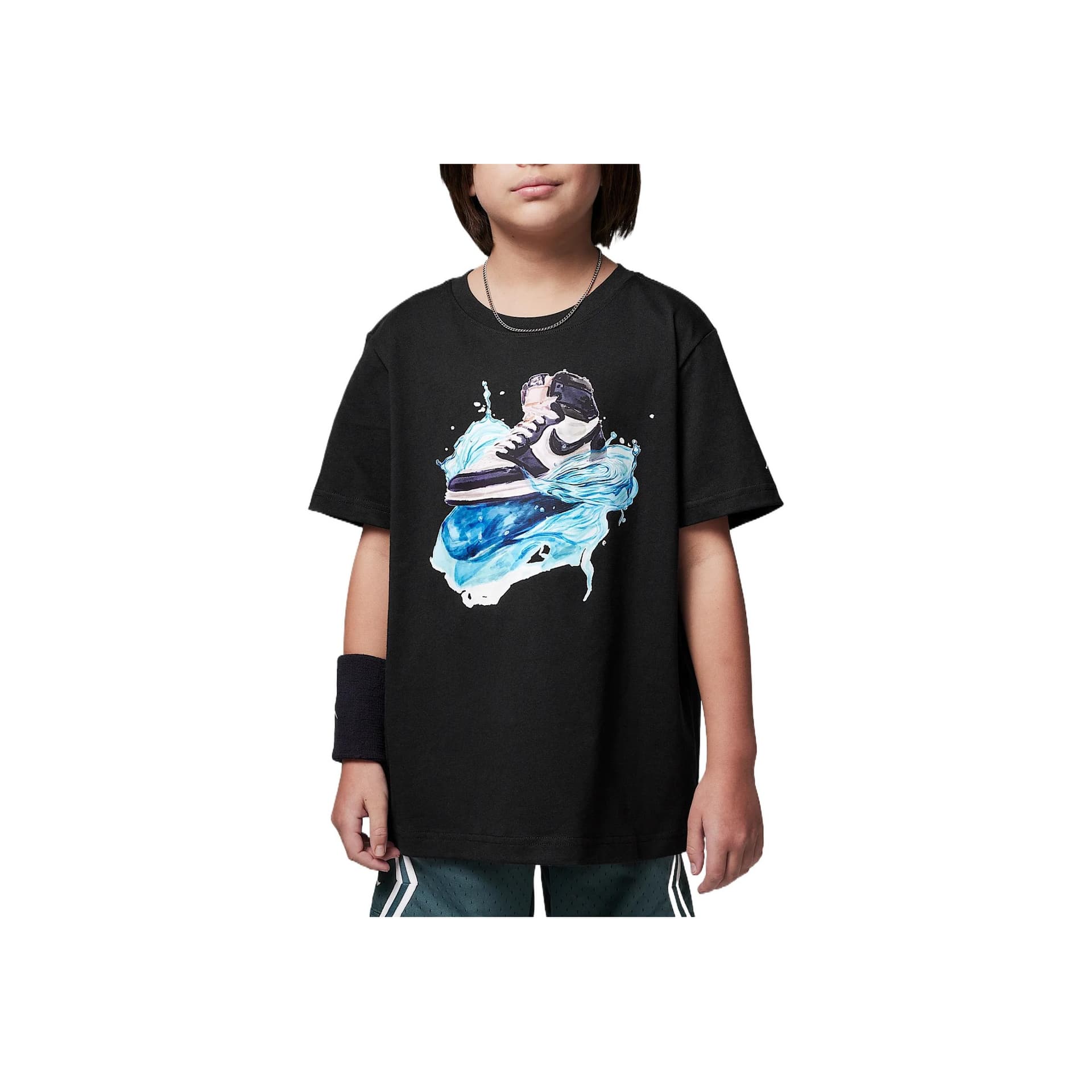 Футболка Джордан AJ1Jumpman T Рубашка Черная Детская - изображение 1