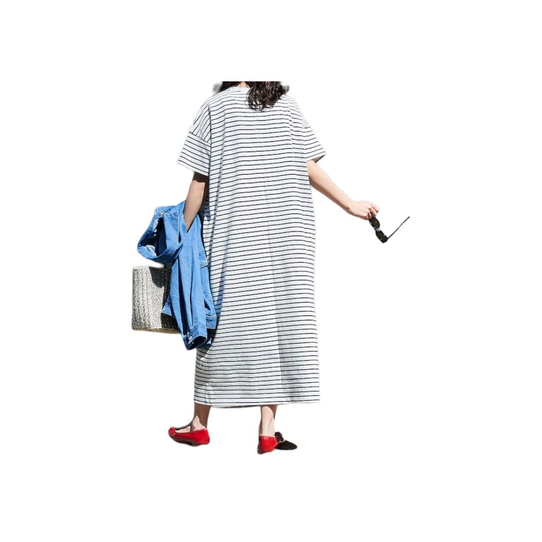 Платье FREAK'S STORE Короткое платье с короткими рукавами женское белое - изображение 6